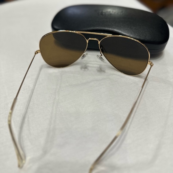 Gold and brown Ray Ban Aviator 56mm Large - Picture 4 of 4